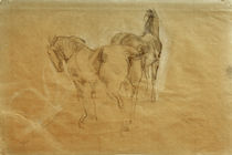 Franz Marc, Zwei Pferde von klassik art