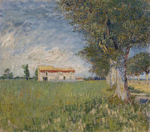 V. van Gogh, Bauernhaus in einem Weizenfeld by klassik art