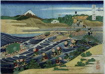 Hokusai, Berg Fuji, gesehen von Kanaya 1831 by klassik art