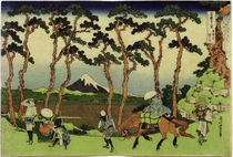 Hokusai, Hodogaya an der Tôkaidô-Straße... /  um 1831 by klassik art