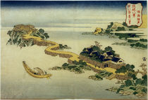 Hokusai, Die Stimme des Sees ... / Farbholzschnitt um 1832 by klassik art