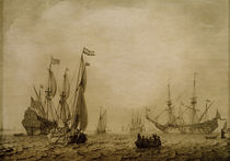 L.Backhuysen, Schiffe auf der Reede... by klassik art