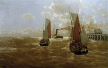 E.C.Günther, Ausfahrende Fischerboote by klassik art