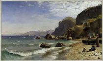 P. Mönsted, Strand auf Capri von klassik art