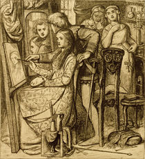 D.G.Rossetti, Spiegel der Liebe von klassik art