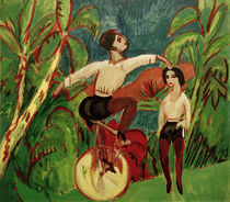 E.L.Kirchner, Einradfahrer, 1911 von klassik art