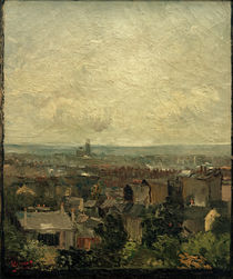V. van Gogh, Blick auf Dächer von Paris von klassik art