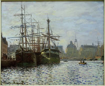 C.Monet, The port basin of Le Havre by klassik art