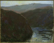 Monet / The Creuse in the evening by klassik art