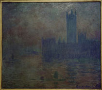 C.Monet, Das Parlament, Nebelstimmung von klassik art