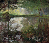 C.Monet, Pond in Montgeron by klassik art