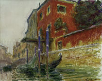 C.Monet, Rotes Haus, Skizze von klassik art