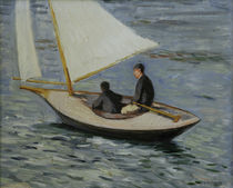 Caillebotte / Sailboat on the Seine by klassik art
