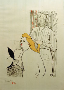 Toulouse-Lautrec, La Coiffure, Pogramm von klassik art