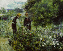 A.Renoir, Beim Blumenpflücken von klassik art