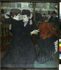 Toulouse-Lautrec / Tanz im Moulin R./1892 by klassik art