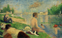 G.Seurat, Badeplatz bei Asnières (Studie) by klassik art