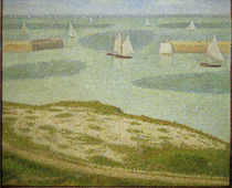 G.Seurat, Port-en-Bessin, Hafeneinfahrt by klassik art