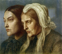 Christina G.Rossetti und Mutter 1877 von klassik art