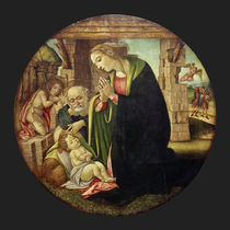 Workshop of Botticelli, Adoration of the Christ Child by klassik art