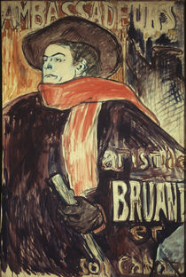 Toulouse-Lautrec, Bruant aux Ambassad. von klassik art
