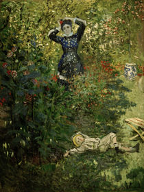 C.Monet, Camille und Jean im Garten von klassik art