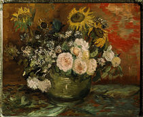 Vincent van Gogh, Roses and Sunflowers. by klassik art
