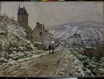 Monet / Road to Vétheuil in the Winter by klassik art