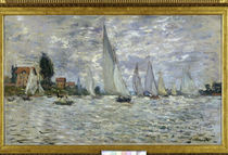 Monet / Barques-Regates à Argenteuil/1874 von klassik art