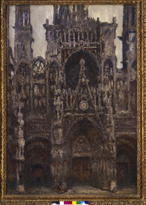 Monet / Kathedrale Rouen (Harmonie brune) von klassik art