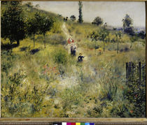 Auguste Renoir / Ansteigender Weg.../1876 von klassik-art
