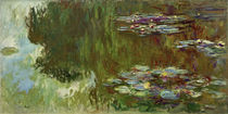 Claude Monet / Waterlily Pond / Painting by klassik-art