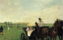 E.Degas, Kutsche beim Rennen von klassik art