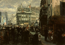 A. v. Menzel / Weekday in Paris / 1869. by klassik-art