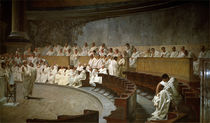 Cicero / Catilina / Fresco / Maccari 1889 by klassik art
