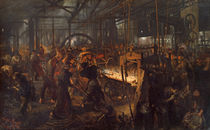 Iron Rolling Mill / A. v. Menzel / Painting, 1872–1875 by klassik art