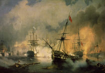 Sea battle of Navarino / Aivasovski by klassik art