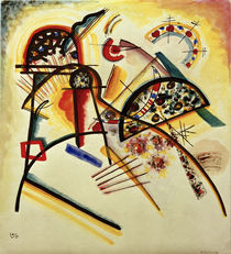 W.Kandinsky, Komposition (rot, gelb...) von klassik art