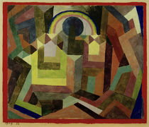 Paul Klee / With the Rainbow, 1917. by klassik art