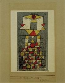 P.Klee, Weimar, Bauhaus Ausst. 1923 / Litho von klassik art
