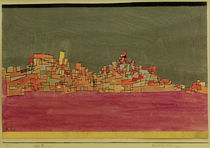 P.Klee, Zweihügel Stadt von klassik art