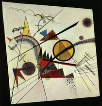 W.Kandinsky / Im schwarzen Viereck/ 1923 von klassik art
