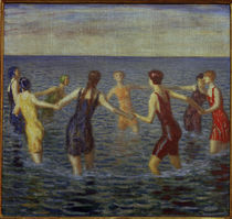 F. v. Stuck / Women Bathing /  c. 1920. by klassik art