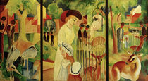 August Macke / Great Zoological Garden / Triptych, 1912 by klassik art