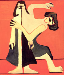 E.L.Kirchner / Maskentanz / Ptg./ 1928 by klassik art
