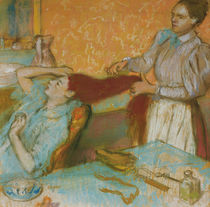 Degas / Combing the hair /  c. 1892/96 by klassik art