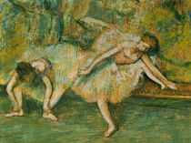 Degas / Dancers on a Bench /  c. 1900 by klassik art