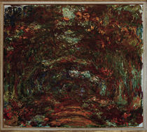 C.Monet, Die Rosenallee von klassik art