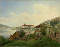 Tegernsee,  Kloster / Aquarell von J. Alt by klassik art