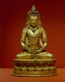 Amitayus / tibetische Skulptur von klassik art